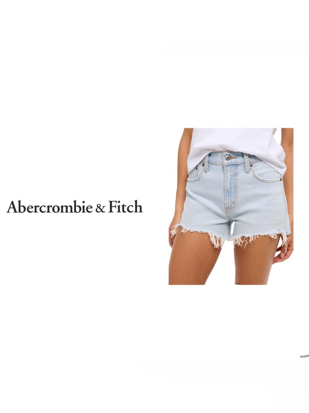 Abercrombie & Fitch The mom short high rise